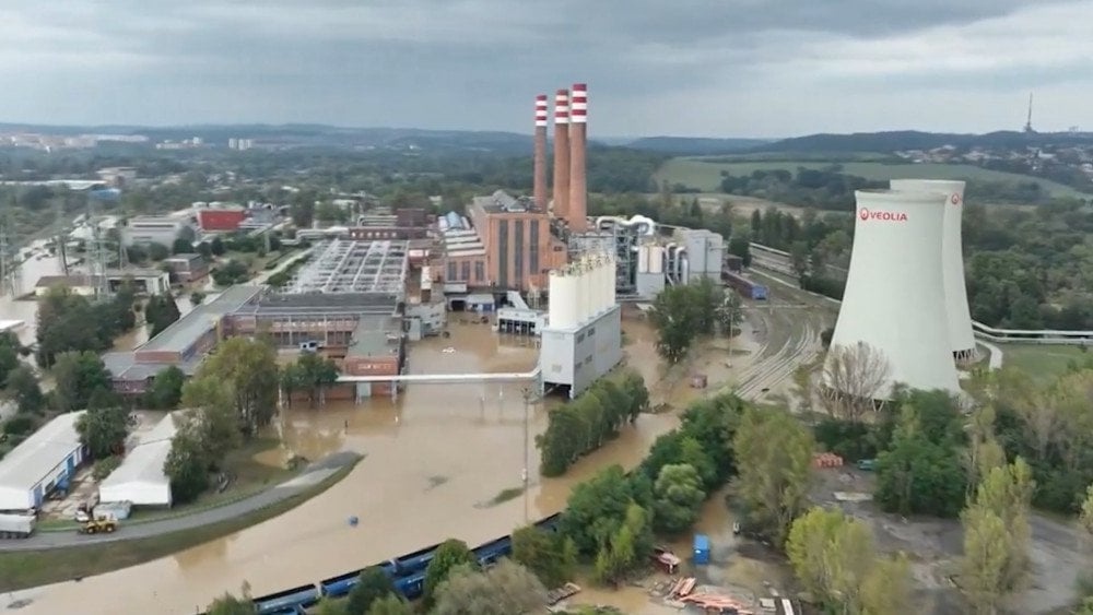 Ostrava power plant, flood in the Czech Republic, Ostrava power plant shut down