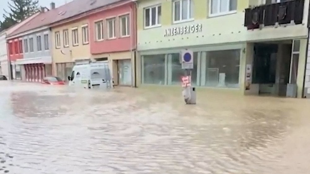 potvynis Austrijoje, potvynis Vienoje, audra Borisas Austrijoje, transporto sutrikimai Austrijoje