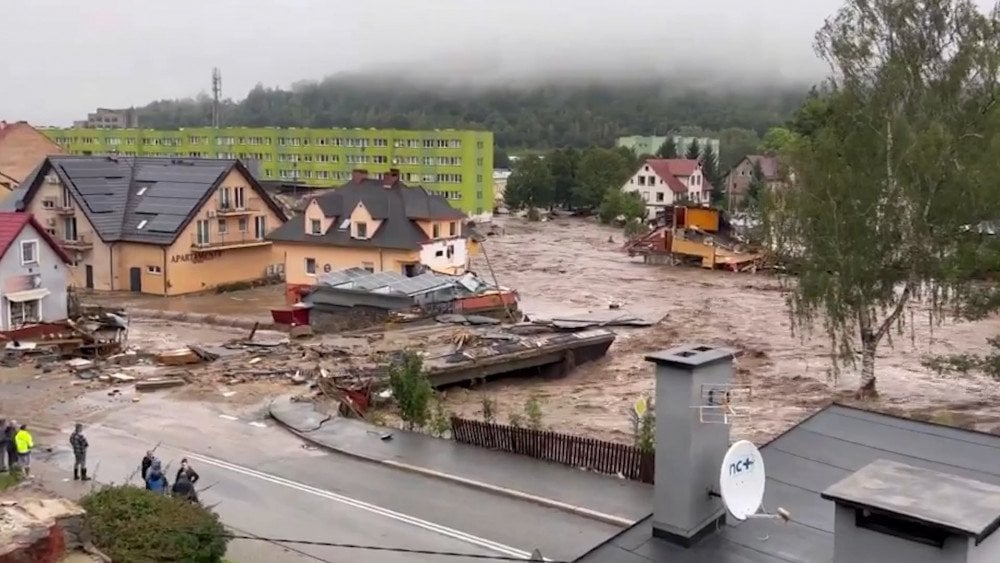 Inondation en Pologne, tempête Boris en Pologne, effondrement de pont en Pologne, rupture de barrage en Pologne, catastrophe naturelle en Pologne