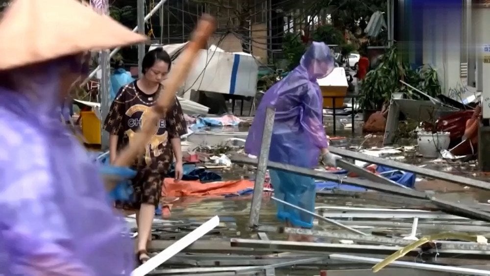 flood Vietnam, Typhoon Yagi Vietnam, aftermath of Typhoon Yagi Vietnam