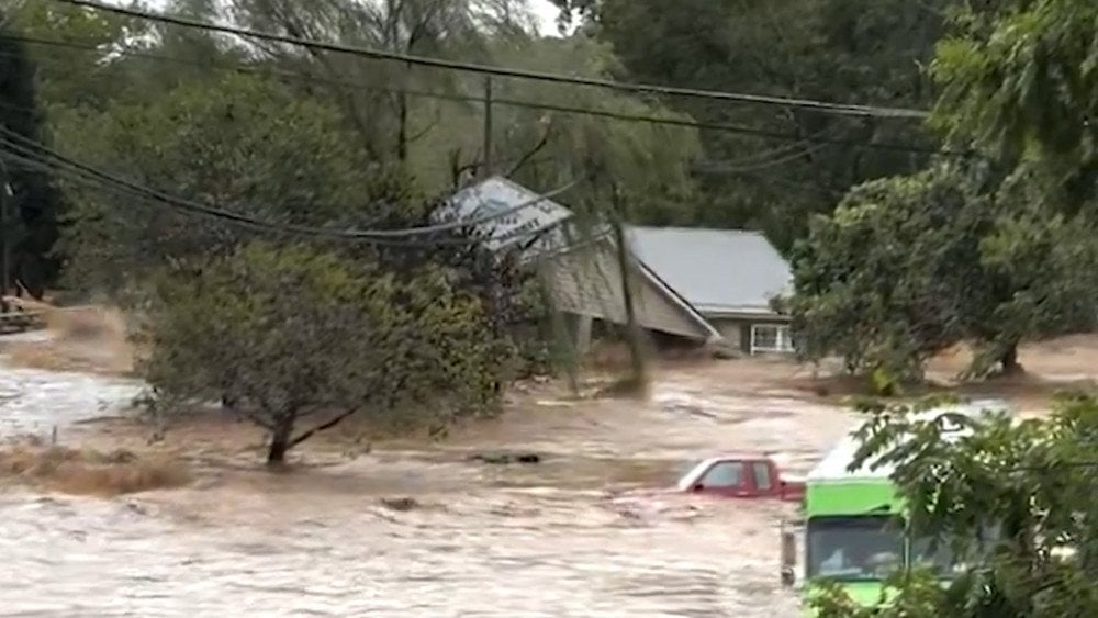 Flood in Asheville, Tropical Hurricane Helene in Asheville, Climate haven in the U.S., Flood in North Carolina, Hurricane Helene in Tennessee, Tropical Hurricane Helene in North Carolina