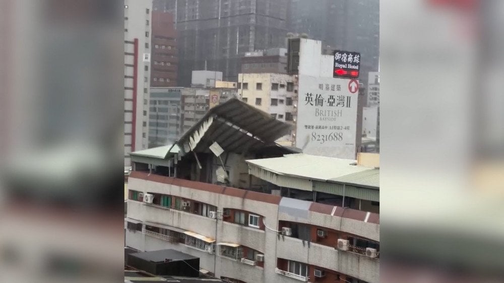 Tifón Krathon, huracán en Taiwán, estado de emergencia en Taiwán