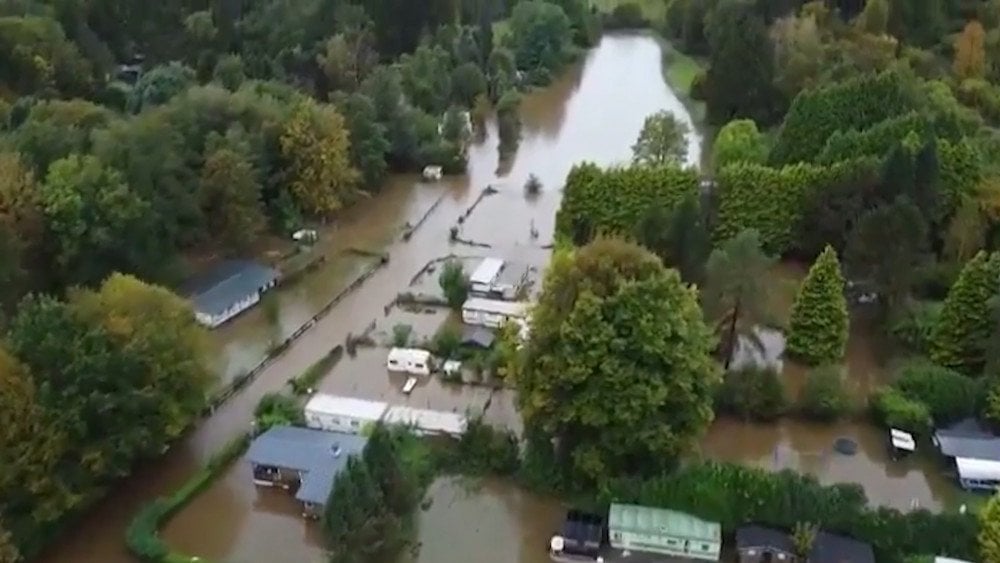 viesuļvētra Kirk Spānija, plūdi Galīcijā, plūdi Spānijā