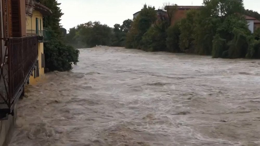 น้ำท่วมในมิลาน, พายุเคิร์กอิตาลี, ฝนตกหนักในอิตาลี