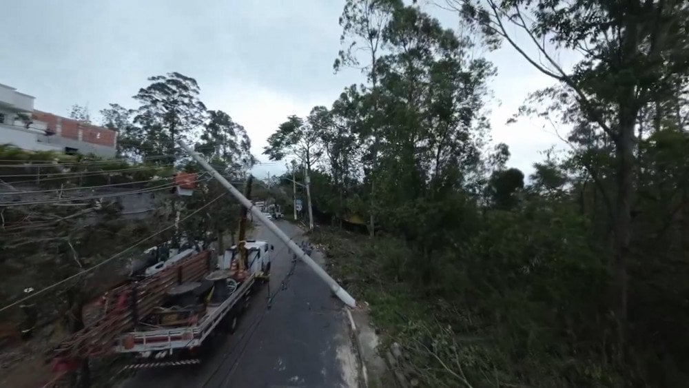 พายุในบราซิล ลมแรงในบราซิล ฝนตกหนักในบราซิเลีย