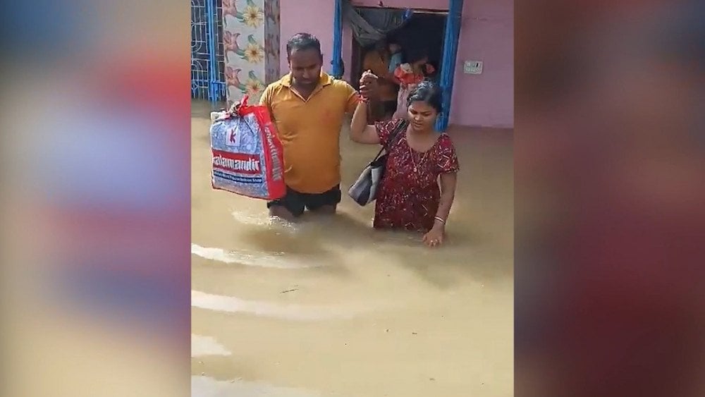 ciclón Dana, tormenta en la India, fuertes vientos India