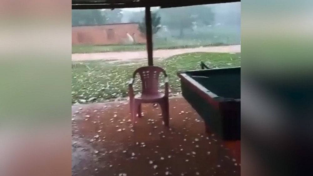 fuertes vientos Paraguay, granizo Paraguay