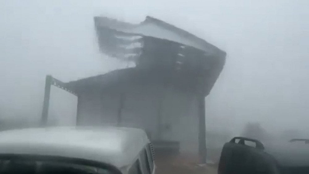 fuertes vientos Brasil, tormenta en Brasil