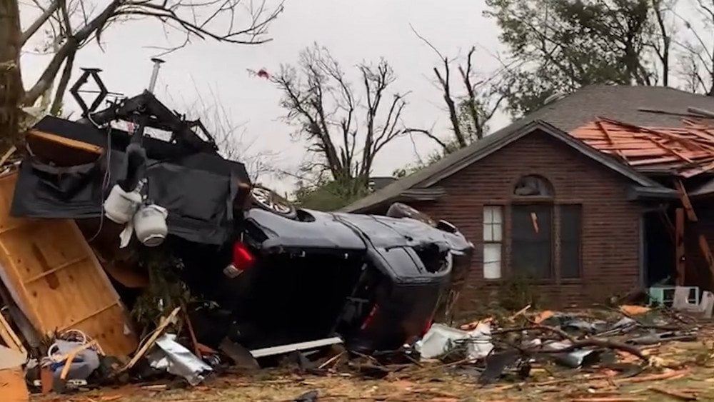 Tornadas JAV, niokojantis Oklahomos miesto tornadas