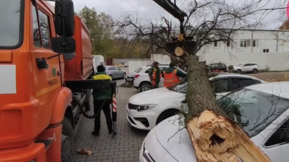 Cyclone Martina in Russia, Strong Winds in Moscow, Torrential Rains in Moscow