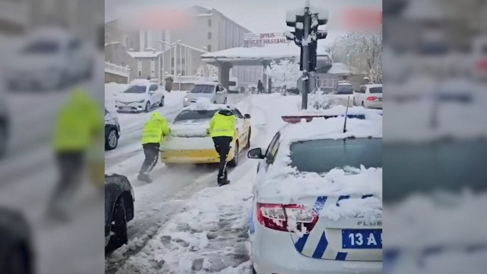 nevão na Turquia, queda de neve Turquia