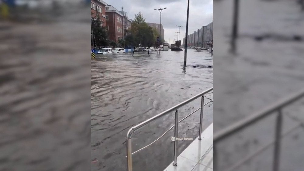 Chuva torrencial na Turquia, ventos fortes na Turquia