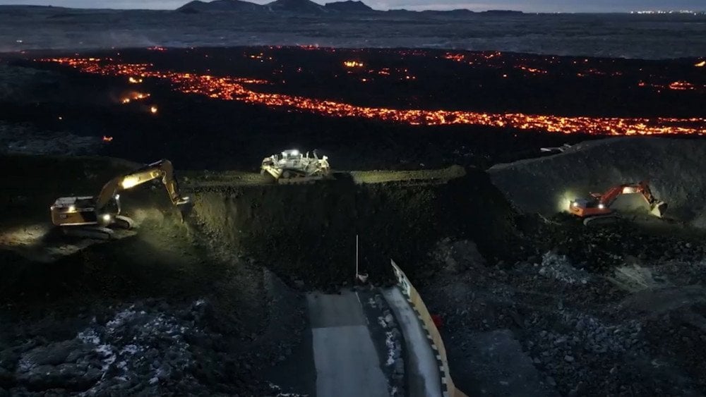 Reykjanesi vulkaanipurse, Islandi vulkaanipurse