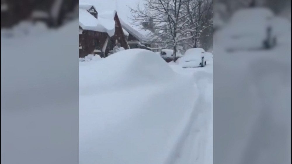 Snowstorm in the U.S., heavy snowfall in the U.S., the U.S. buried in snow