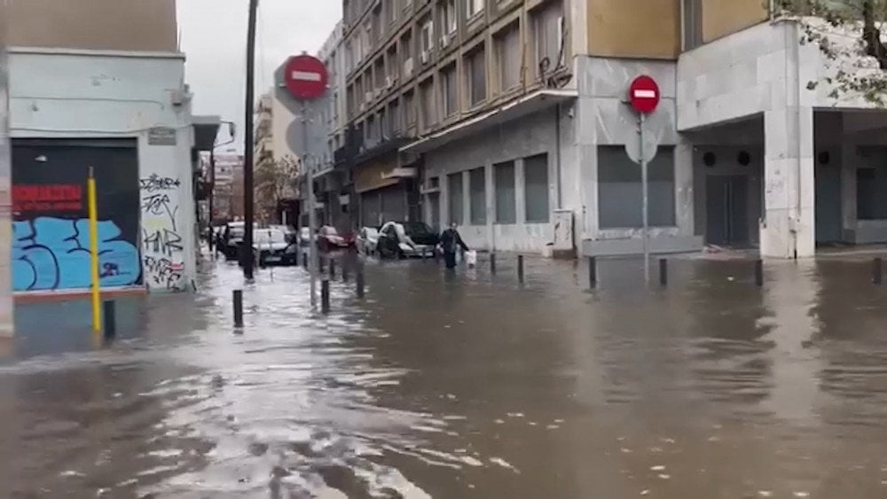 Fuertes lluvias en Grecia, inundaciones en Grecia, Tormenta Bora en Grecia