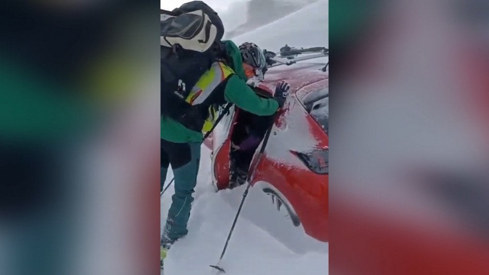 Queda de neve em Espanha, tempestade de neve em Espanha.