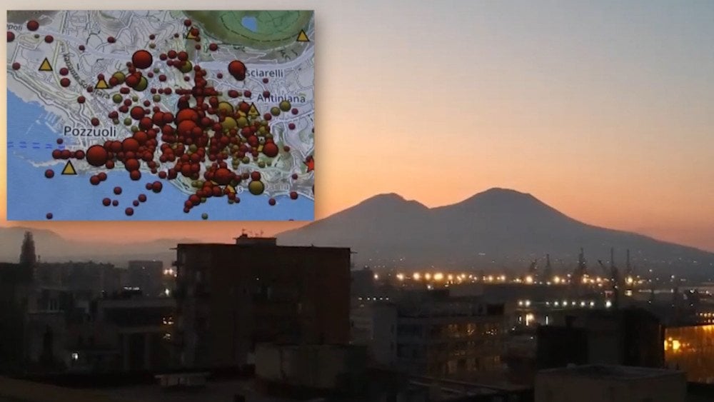 Supervolcán Campi Flegrei, terremotos en Campi Flegrei, supervolcán en Italia