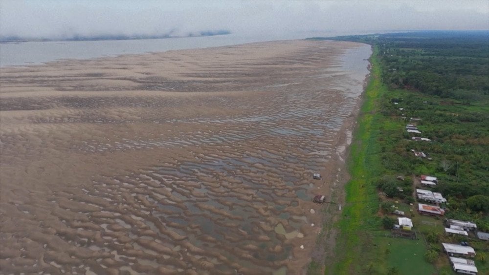 Gran sequía en Brasil, sequía récord en Brasil, desecación de masas de agua en Brasil