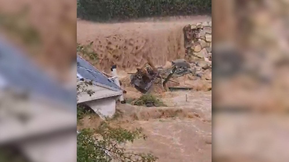 Chuva forte em Israel, com um valor de precipitação nunca antes registado.