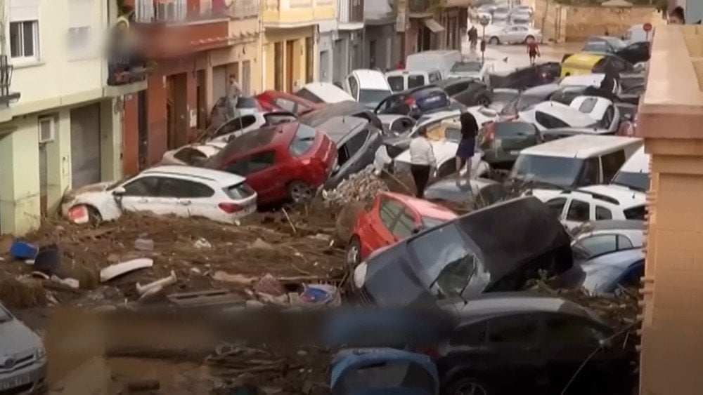 Oversvømmelse i Spanien, Valencia Oversvømmelse, Kraftig regn i Spanien