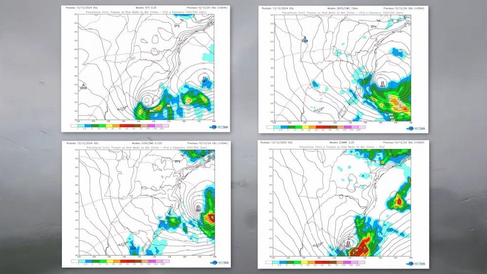 Tormenta en Brasil - Ciclón Bigua - Ciclón Bigua en Brasil