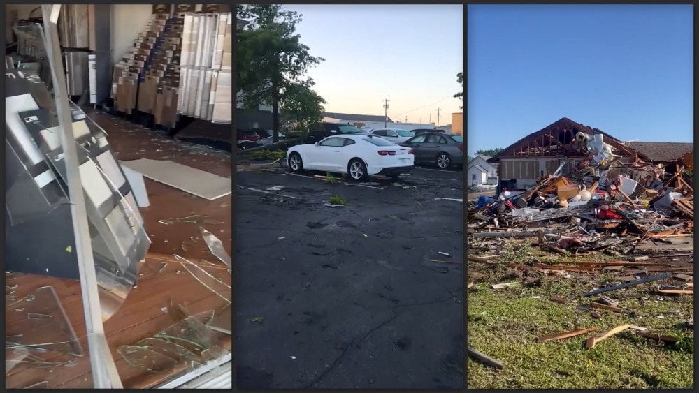 Tornado nos EUA, tornado em Oklahoma, tempestade severa nos EUA.