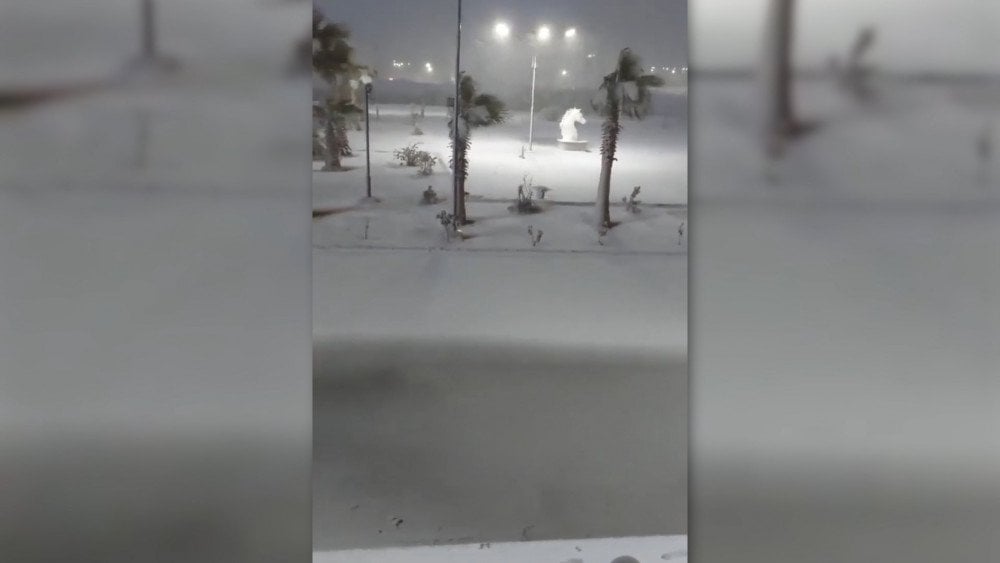 Neige en Algérie, froid anormal en Algérie, neige en Afrique