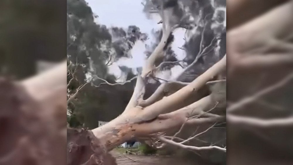 Tempête violente en Australie, vent fort en Australie