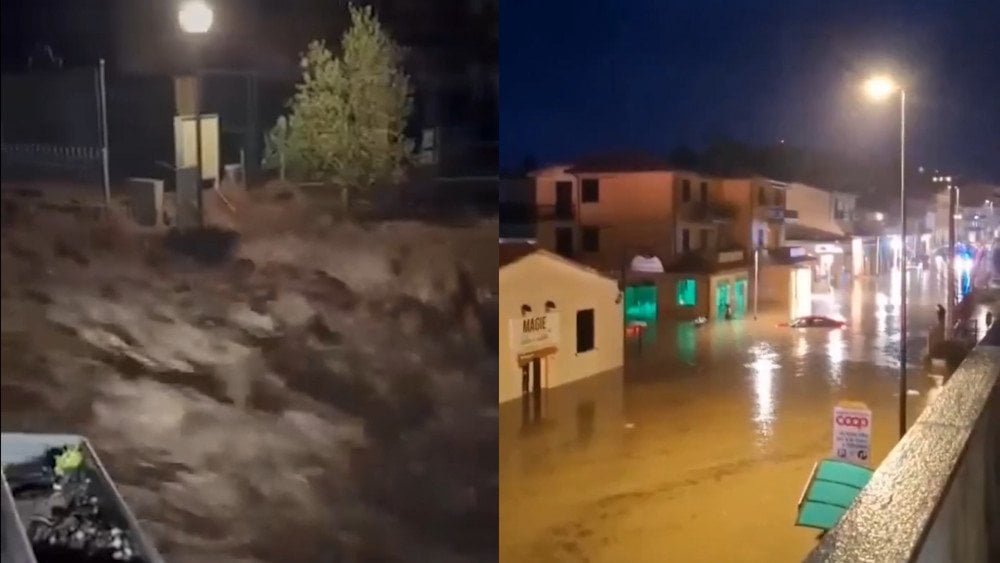 storm italy, flooding on elba island, heavy rain in italy