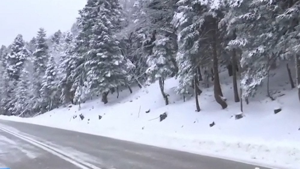 Snježne padaline u Grčkoj, obilan snijeg u Grčkoj, snježna oluja u Grčkoj