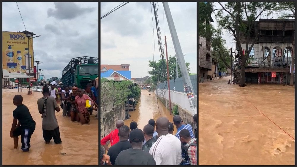 Flood in Congo, heavy rain in Congo, flood in Kinshasa