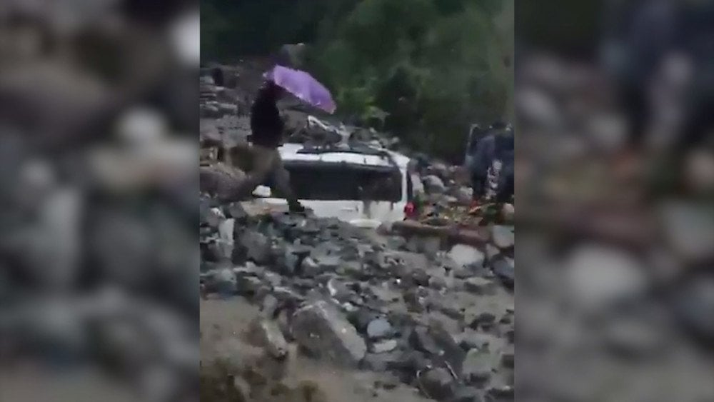 Storm in India, flood in India