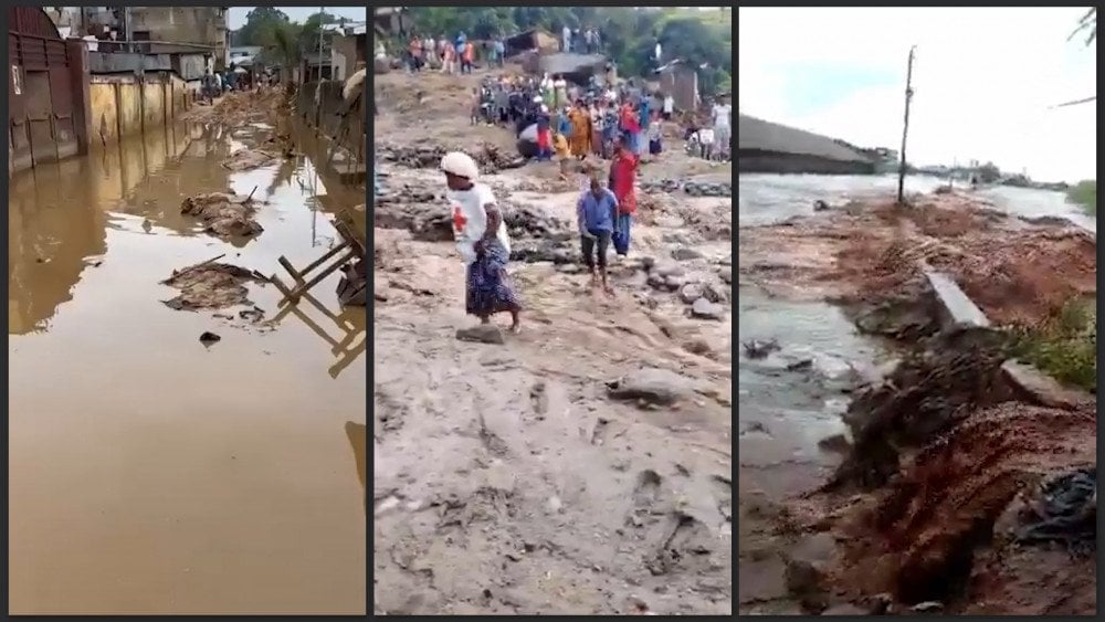 Flood in Congo, heavy rain in Congo, downpour in Congo