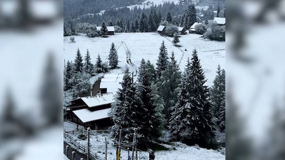 Snow in May in Ukraine, May snow in the Carpathians