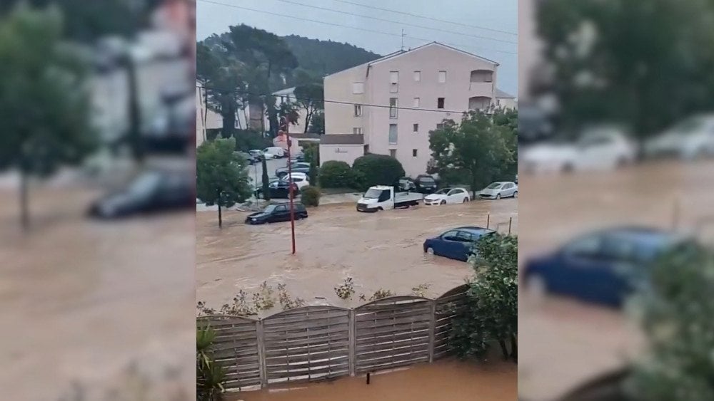 Flooding in France, storm in France, heavy rain in France
