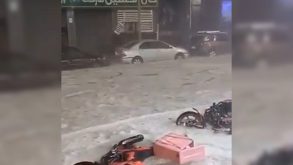Storm in Egypt, hail in Egypt, strong winds in Egypt