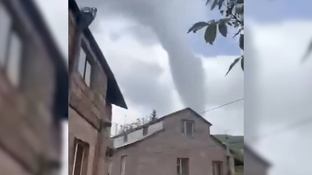 Tornado in Armenia, aftermath of a tornado in Armenia