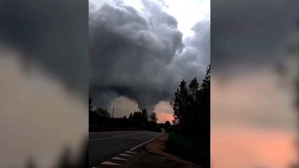 Tornado u Rusiji, anomalije u Rusiji, tornado u Jaroslavskoj oblasti