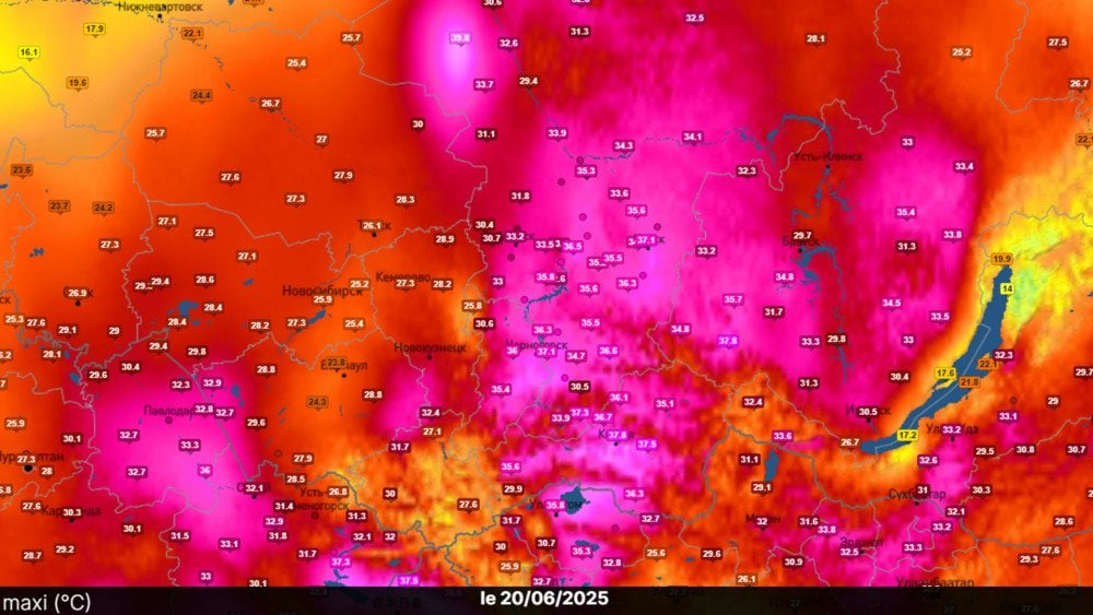 Heatwave in Russia, heat records in Russia, abnormal temperatures in Siberia and Transbaikal