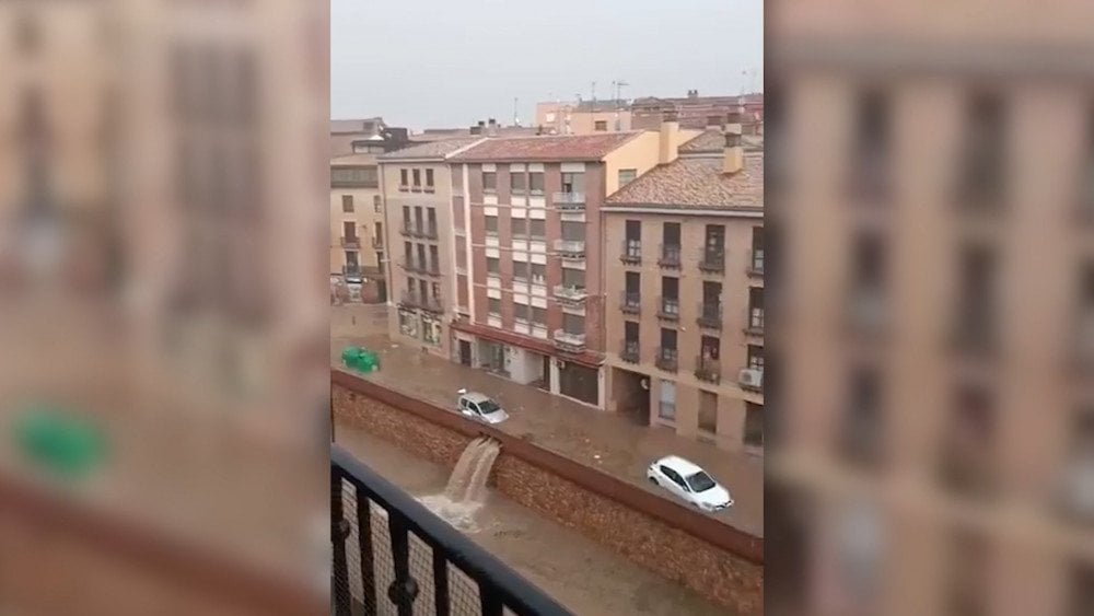 Storm in Spain, rain in Spain, flooding in Spain, heavy rain in Spain