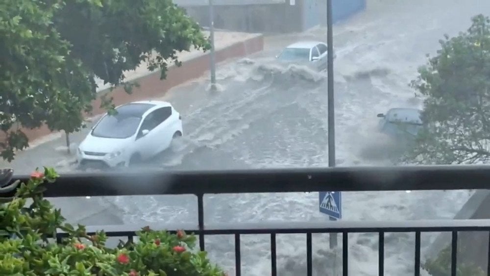 Storm in Spain, rain in Spain, flooding in Spain