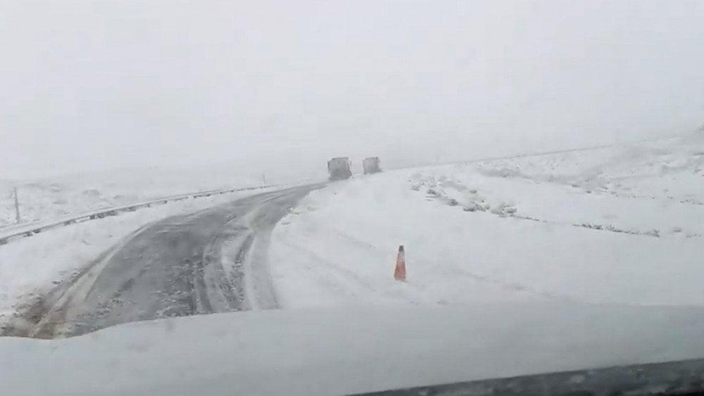 Santa Rosa storm in Argentina, hail in Argentina, snow in Argentina