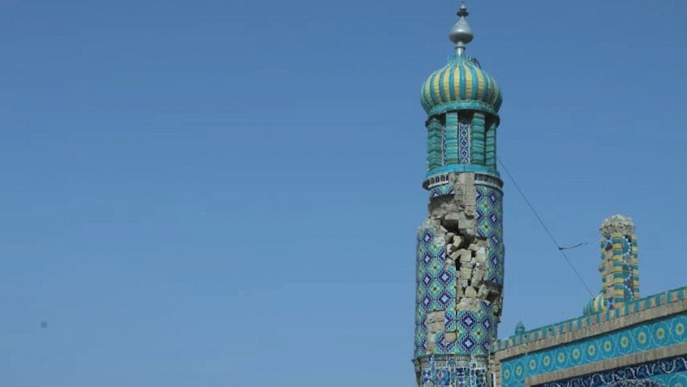 Earthquake in Afghanistan, Blue Mosque in Afghanistan affected