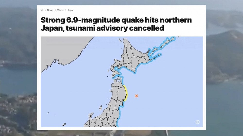 Earthquake in Japan, seismic activity