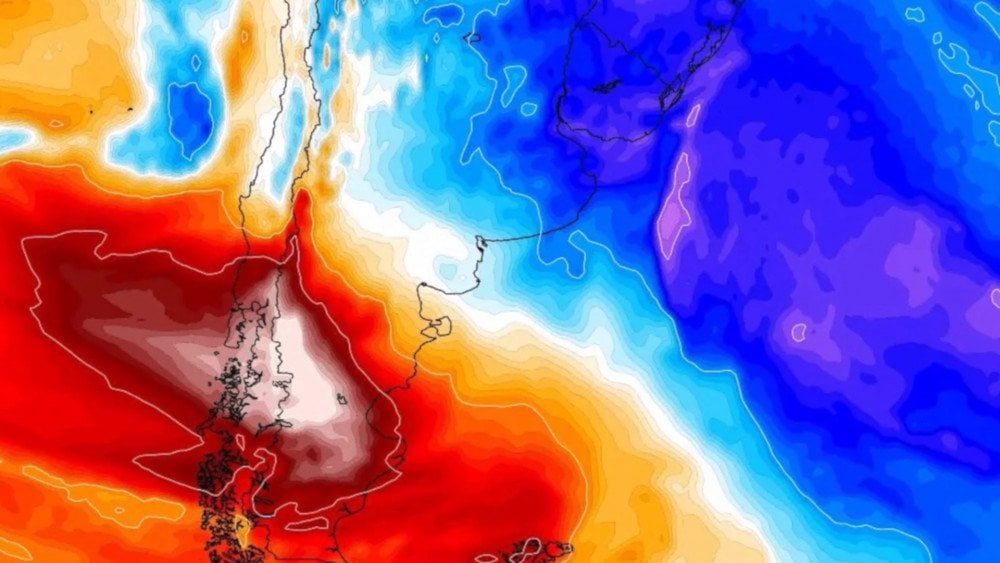 Anomalous cold in Brazil, cold summer in Brazil, temperature anomalies
