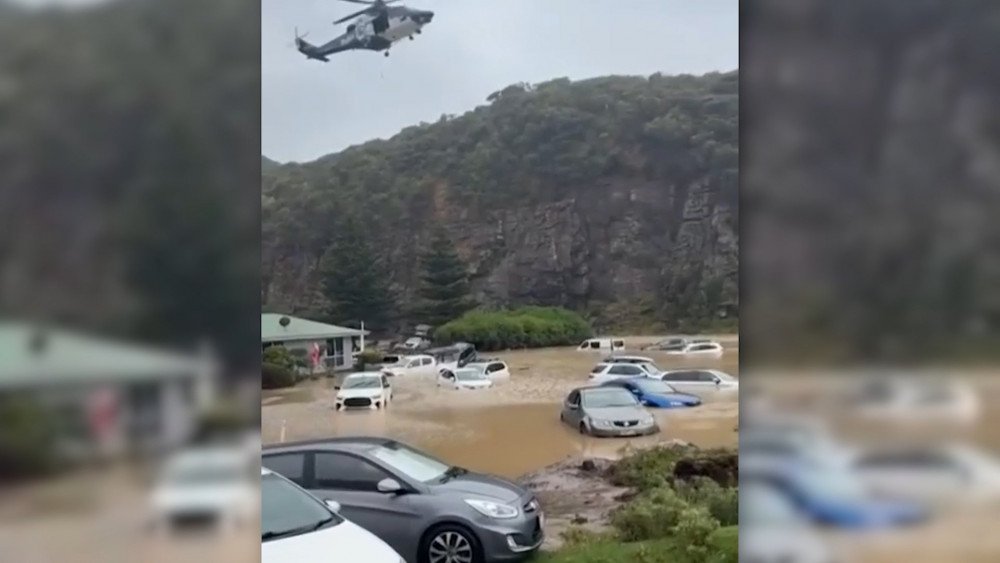 Flooding in Australia, record rainfall in Australia, torrential rain in Australia