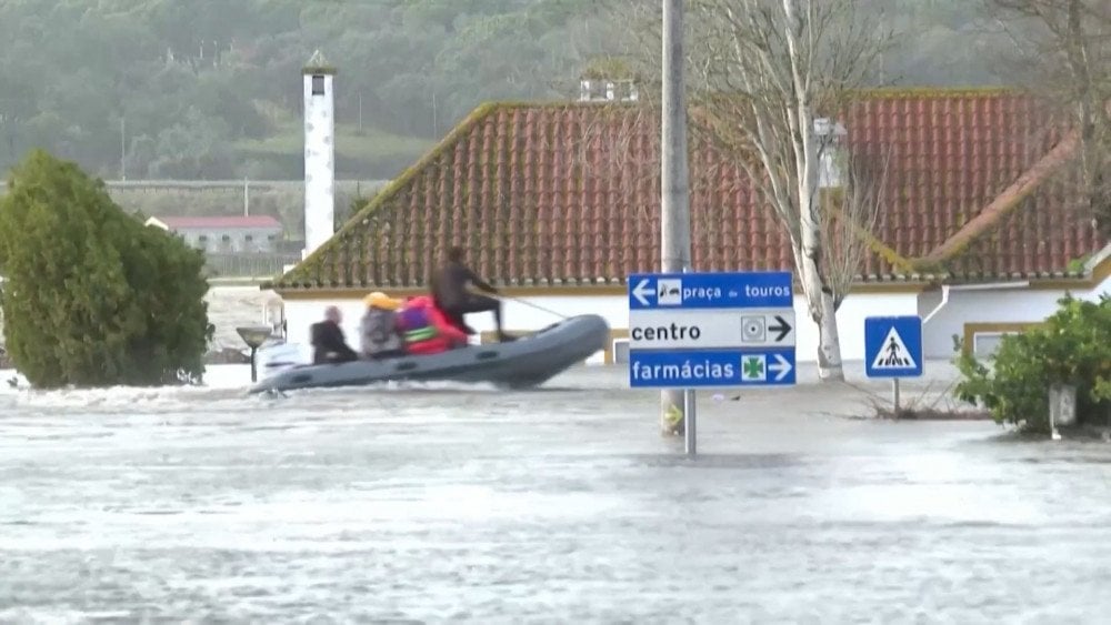 Storm Marta in Portugal, powerful hurricane hit Portugal
