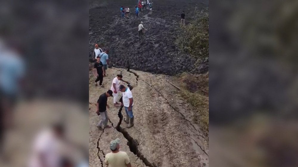 Извержение грязевого вулкана в Колумбии, грязевой вулкан в провинции Антиокия