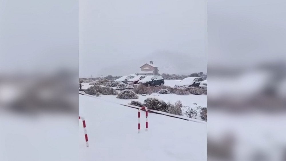 Snježne padavine na Kanarskim ostrvima, oluja „Teresa” na Kanarskim ostrvima, snijeg u Španiji