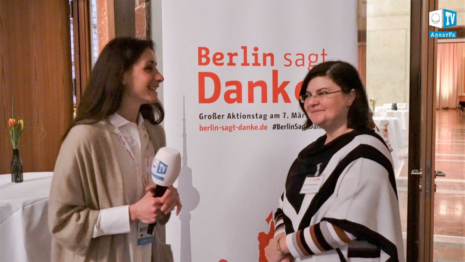 Intervista agli ospiti dell'evento "Berlino ringrazia"